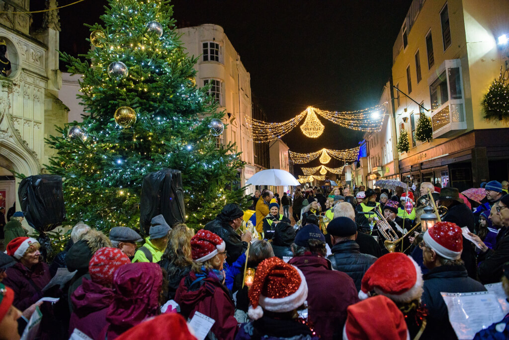 Christmas Lights Switch On in Chichester