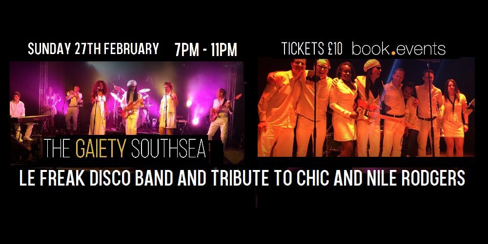 Disco Band and Tribute to Chic and Nile Rodgers in Southsea