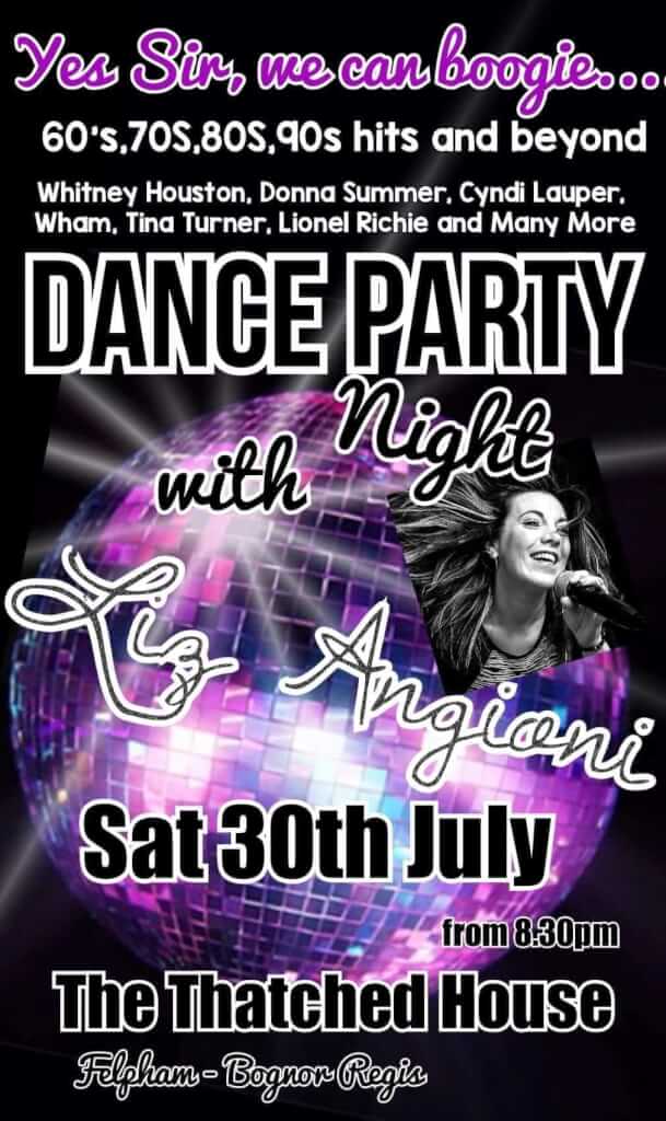 Liz Angioni Dance Floor Party in Felpham